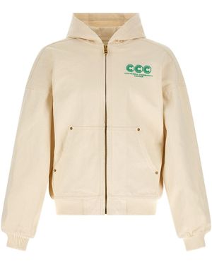 Willy Chavarria 'Juggernaut Workwear' Hoodie - Natural
