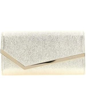 Jimmy Choo 'emmie' Clutch - White
