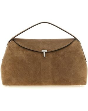 TOTEME 'T-Lock' Top-Handle Bag - Brown