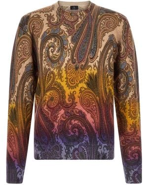 Etro Paisley-Pullover Mit Dégradé-Muster - Mehrfarbig