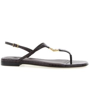Fendi 'Ffold Ayers' Sandalen - Schwarz