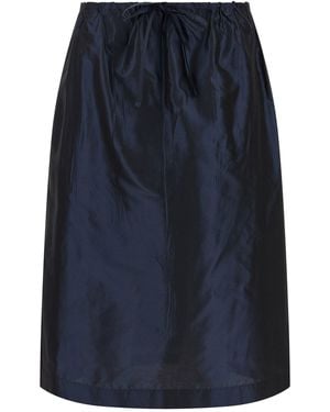 Prada Taffeta Skirt - Blue