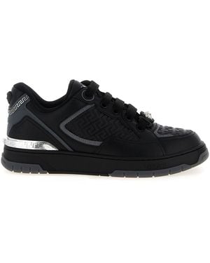 Versace Trainer With Medusa Biggie Detail - Black