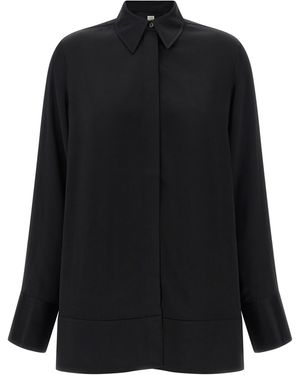 TOTEME Hemd "Soft Tuxedo" - Schwarz