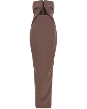 Rick Owens 'prong' Dress - Brown