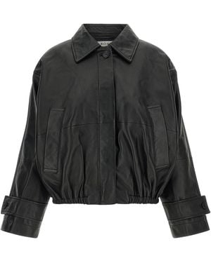 Rohe Blouson Leather Jacket - Black