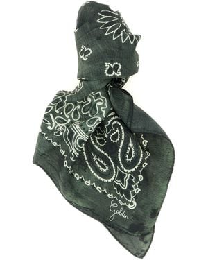 Golden Goose Paisley-Schal - Grün