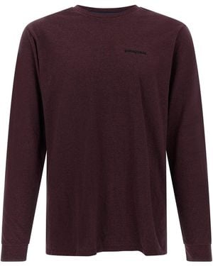 Patagonia 'responsibili' T-shirt - Purple