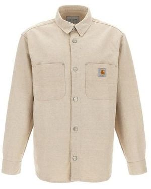 Carhartt 'walter' Overshirt - Natural