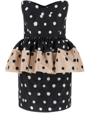 Fendi 'falena Dots' Dress - Black