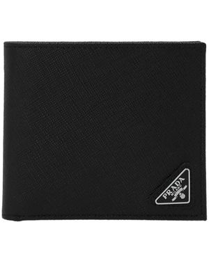 Prada Logo Wallet - Black