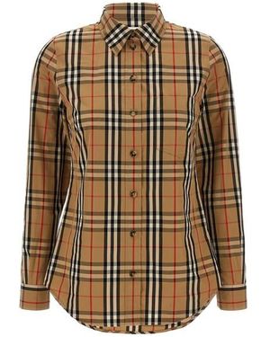 camicia donna burberry
