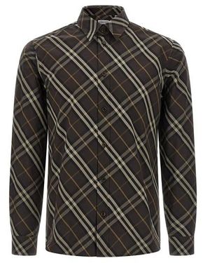 Burberry Camicia 'Robert' - Nero