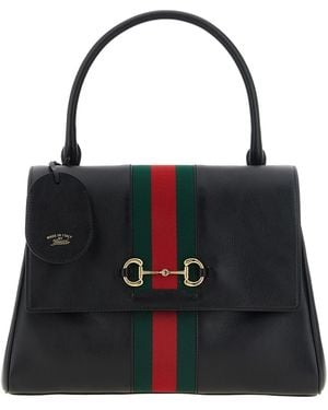 Gucci 'Paparazzo' Medium Handbag - Black