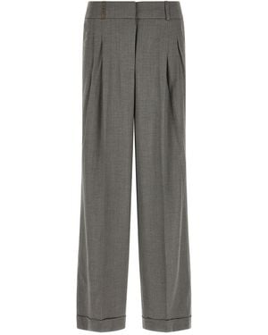 Peserico Palazzo Trousers - Grey