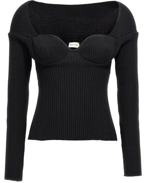 Magda Butrym '06' Knit Top - Black