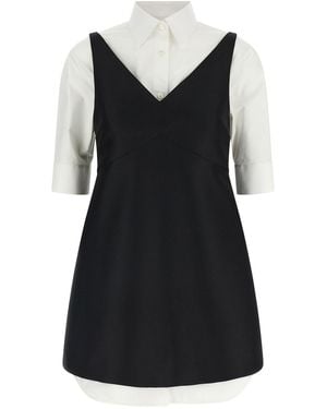 Balenciaga 'chemisier Ibrido' Dress - Black