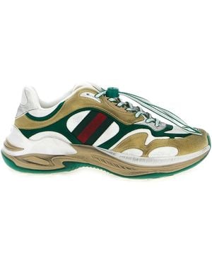 Gucci Logo Trainers - Green