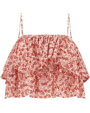Isabel Marant 'erisa' Top - Red
