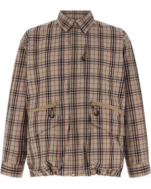 Comme des Garçons Overshirt 'Check' - Braun