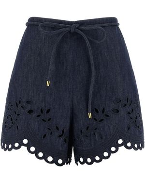 Zimmermann 'mahon' Shorts - Blue