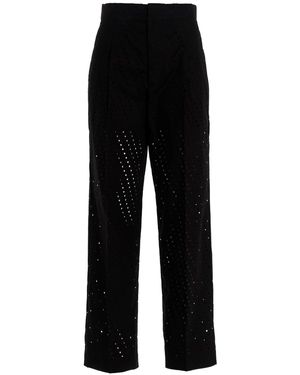 Nude Pantalone traforato - Nero