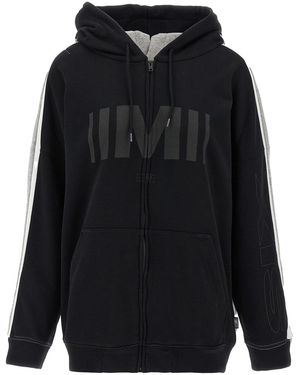 MM6 by Maison Margiela 'double Front' Hoodie - Black