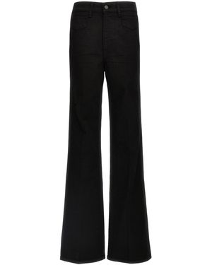 Tom Ford Stretch Twill Denim Wide Flare' Jeans - Black