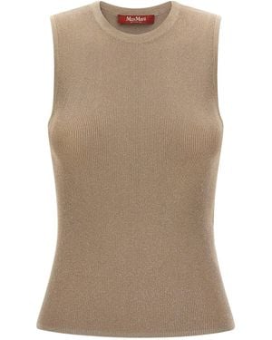 Max Mara Top 'Mstsante' - Braun