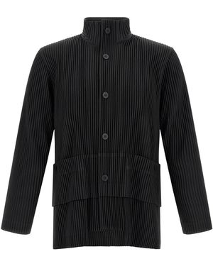 Homme Plissé Issey Miyake 'multi-pocket' Jacket - Black