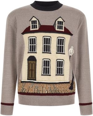 Junya Watanabe Jacquard-Pullover - Mehrfarbig