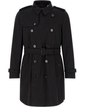 Burberry 'kensington' 2-in-1 Trench Coat - Black