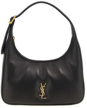 Saint Laurent Calypso Mini Hobo Shoulder Bag in Black | Lyst