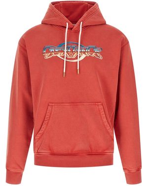 CASABLANCA 'chrome' Hoodie - Red