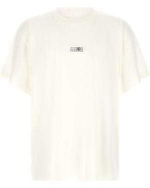 MM6 by Maison Margiela 'numeric Signature Mm6' T-shirt - White