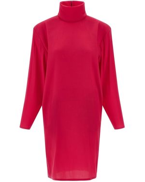 Saint Laurent Structured Shoulder Dress