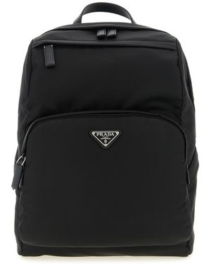 Prada Re-Nylon Backpack - Black