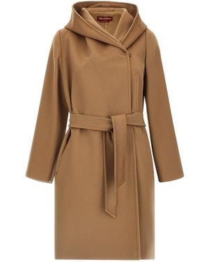 Max Mara Mantel 'New Mang' - Natur