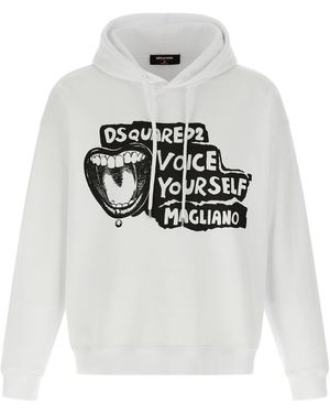 DSquared² 'Magliano X Voice Yourself' Hoodie - Grau
