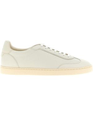 Brunello Cucinelli Sneakers Aus Hirschleder - Weiß