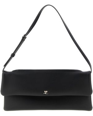 Courreges Wrist Clutch - Black