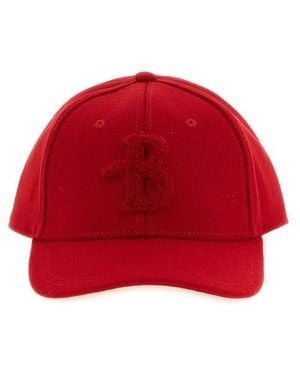 Ballantyne Cappellino Patch Monogram - Rosso