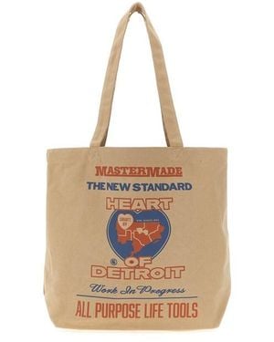 Carhartt Canvas Graphic Tote Tote-Uomo - Neutro