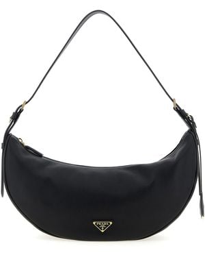 Prada ' Demi-lune' Shoulder Bag - Black