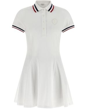 Brunello Cucinelli Logo Embroidery Tennis Dress - White