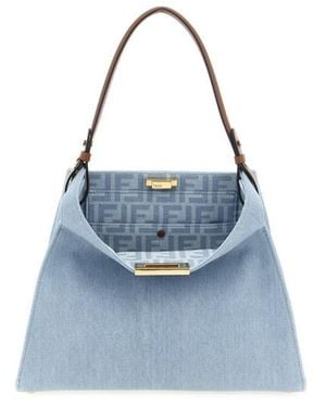 Fendi Borsa A Mano Way' Media - Blu