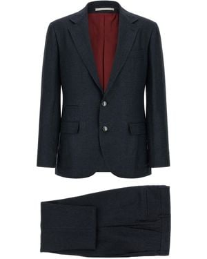 Brunello Cucinelli Hopsack Dress - Black