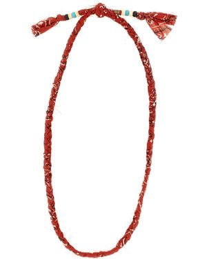Alanui 'bandana' Necklace - Red