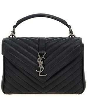 Saint Laurent Tracolla 'College' media - Nero