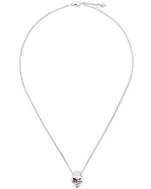 McQueen Collana 'Skull' - Bianco